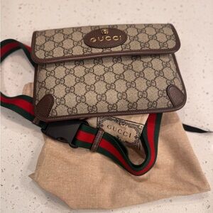 Gucci Beige and Brown Men's Bag